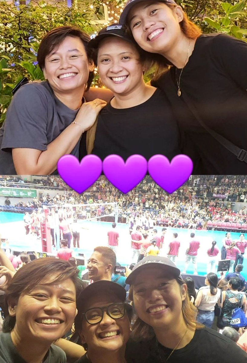 missdeniqua's tweet photo. nenen, ate dancel, and arianna watched yesterday! ONCE A TITAN, ALWAYS A TITAN 🍫💜 https://t.co/cOxOYxo3Yd