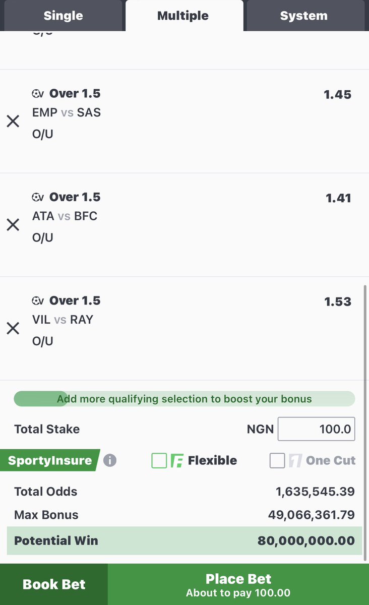 Over 1.5 goals on V_Football 

Flex by 5 still 24 millionaire 

We're booming - code processing 

If you’re interested and ready to boom Tap ❤️ Like Button + follow