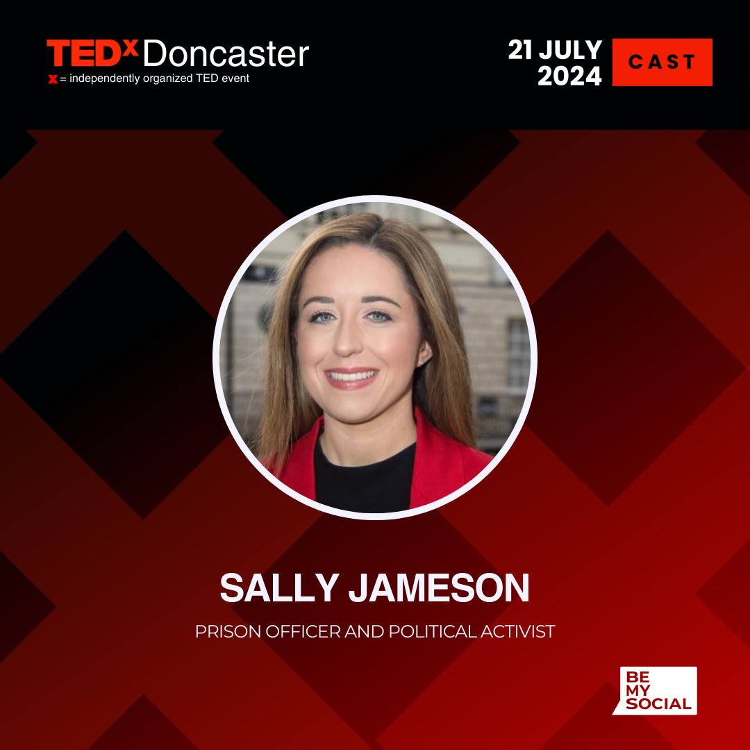 Meet Sally Jameson, a true embodiment of Doncaster's spirit! 🌟 Born and bred in the heart of the city, Sally is resilient, passionate, and committed to driving positive change. Join us on July 21st at the Cast Theatre for TEDx De-coded !