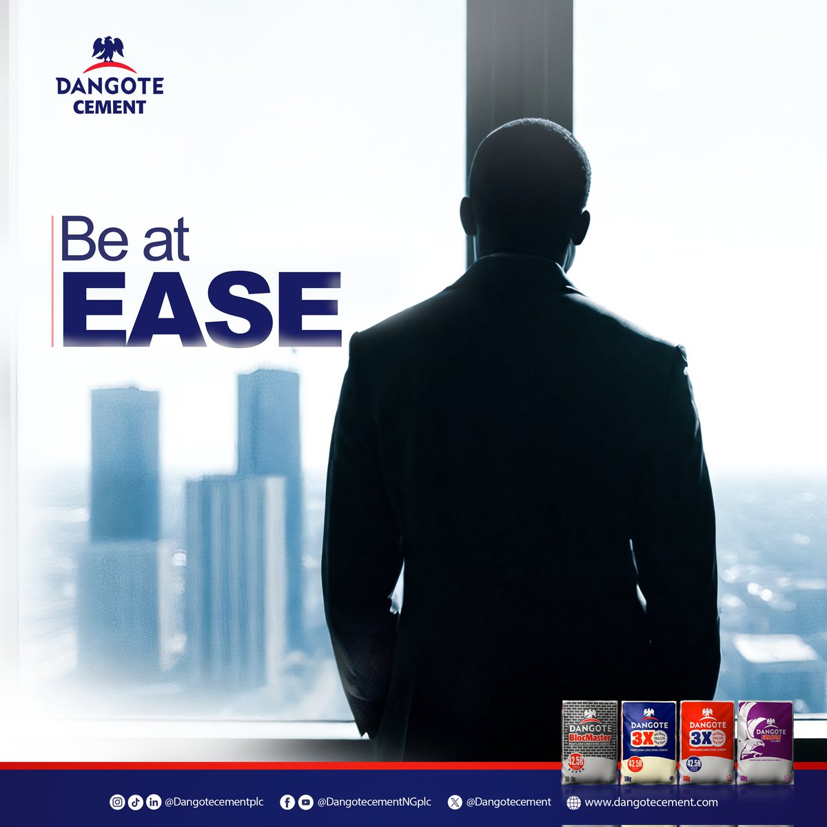DangoteCement's tweet photo. When you’re on the 4th floor of a building or above, your only worry should be the quality of air that hits you.
#DangoteCement #Forward2gether #MondayMotivation https://t.co/wIxmFbBtgd