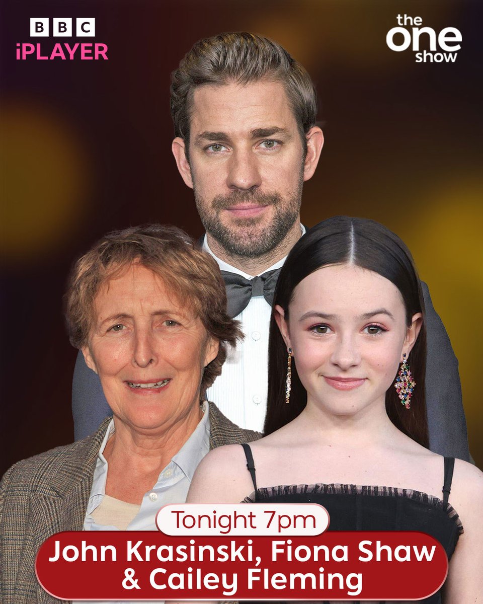 Tonight on #TheOneShow, we’ll be joined by stars of new movie, ‘IF’, @johnkrasinski, Cailey Fleming & Fiona Shaw 🤩 The film is about imaginary friends and we want to know - have YOU ever had one? What did they get up to? 👀 Email theoneshow@bbc.co.uk 📩 or comment 👇
