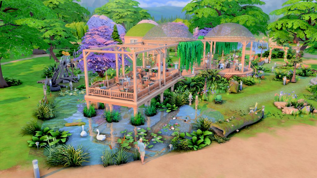 Magnolia Blossom Park is a modern park to suit the needs of every sim imaginable! This is built for The Forest Discord as part of the #BlossomingWillowCollab

Gallery ID: Acathy95
#ShowUsYourBuilds #TheSims4 
#BlossomingWillow #TheForest