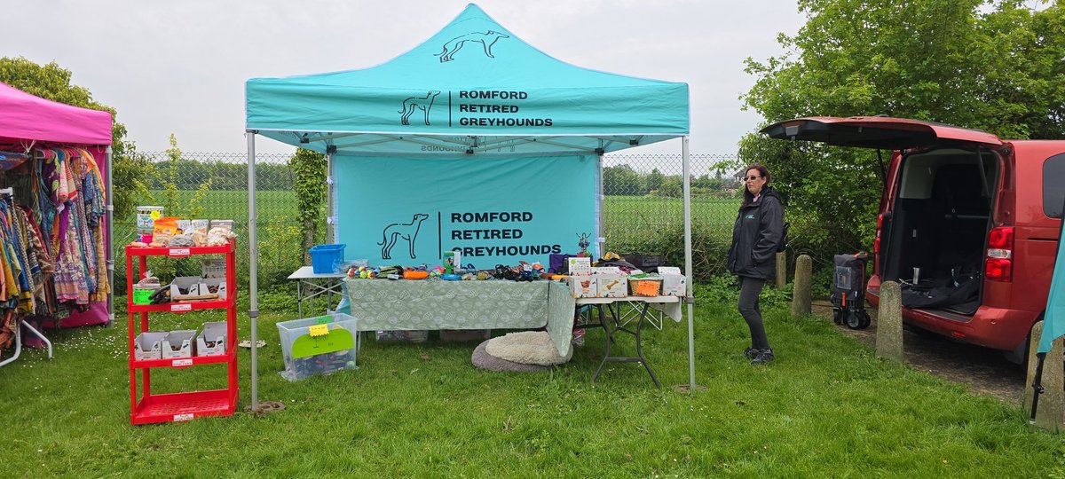 All set up at Canewdon for their May fayre. Come and see us here until 4 Pm. Lots of people dressed up and the Morris dancers are due later as well 😀