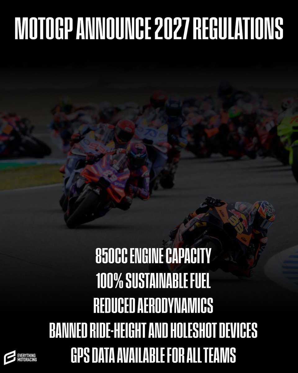 MotoGP has announced the new 2027 regulations that will aim to improve the sport and the spectacle

#MotoGP