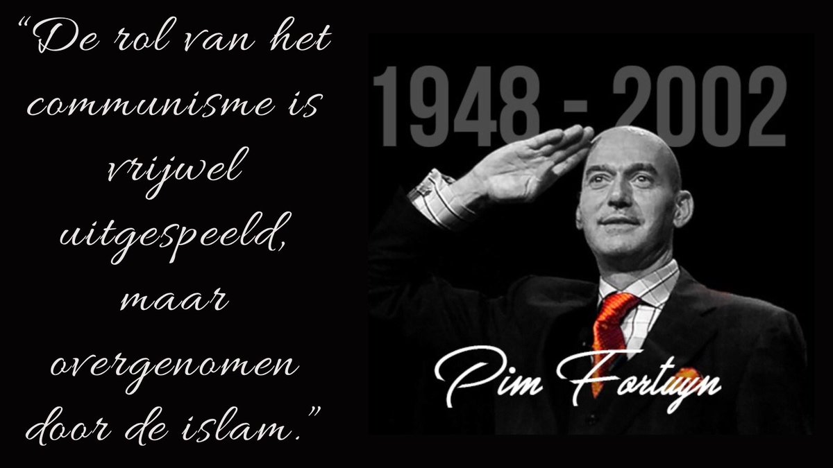 En wat had je gelijk! Nu 22 jaar later wordt het in veel landen steeds meer een waarheid. #PimFortuyn RIP