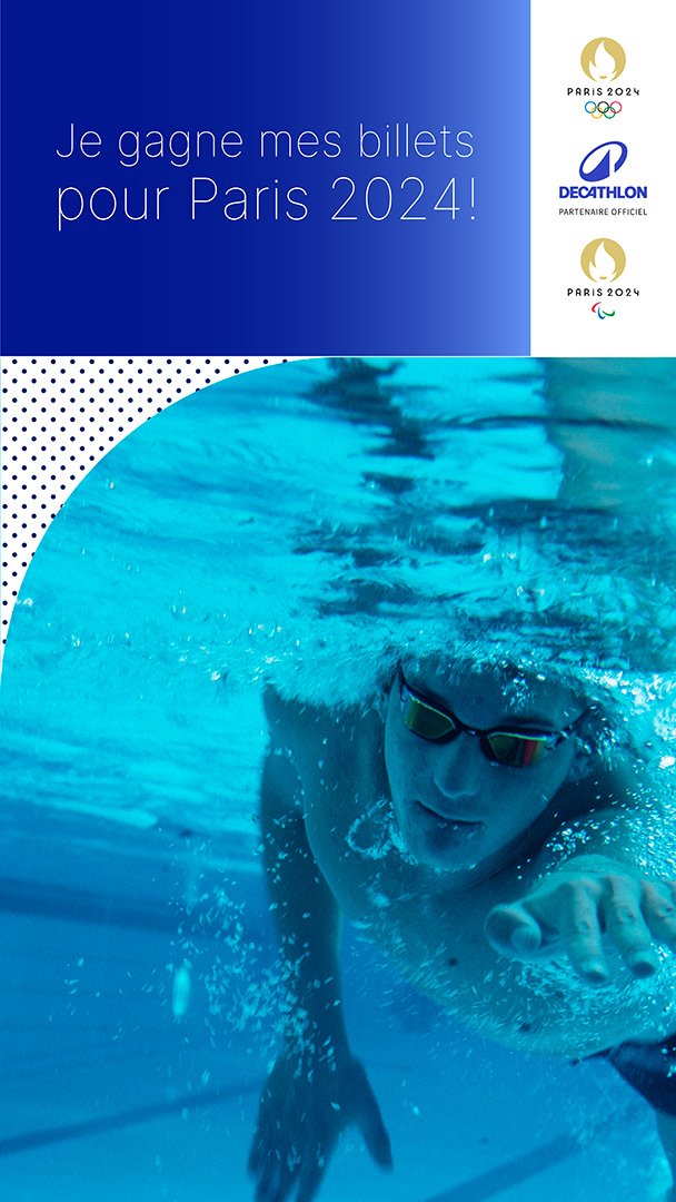 Waecrum's tweet image. Je participe à la loterie de @decathlon pour gagner des places au Jeux Olympiques et paralympiques de @Paris2024, toi aussi tente ta chance ! dkt.click/paris2024