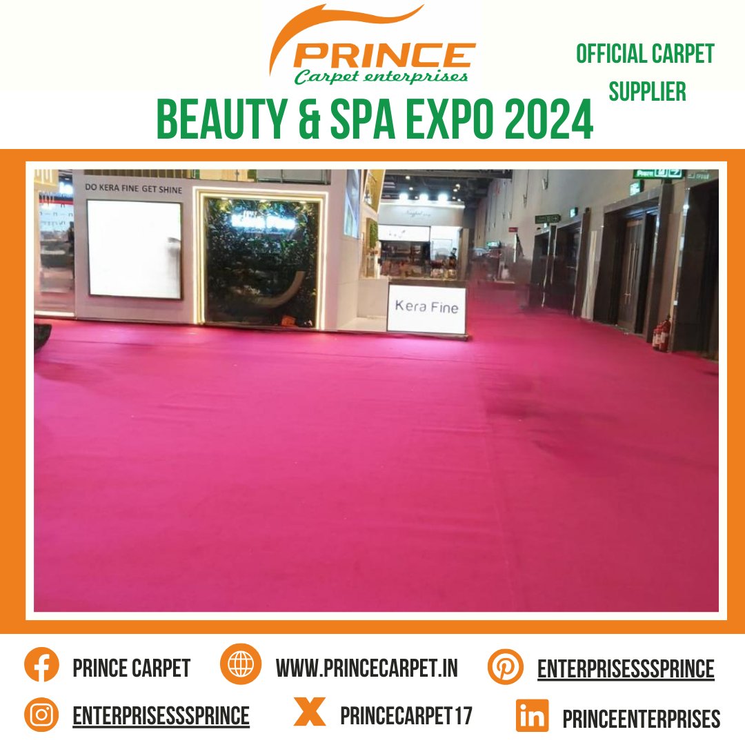 Indulge in serenity, discover radiance. Welcome to the Beauty & Spa Expo 2024, where tranquility meets transformation. ✨💆 
.
.
.
.
#beautyexpo #spalife #pamperyourself #event #industry #princecarpet #pce #princecarpetenterprises #princecarpet #pce #delhi