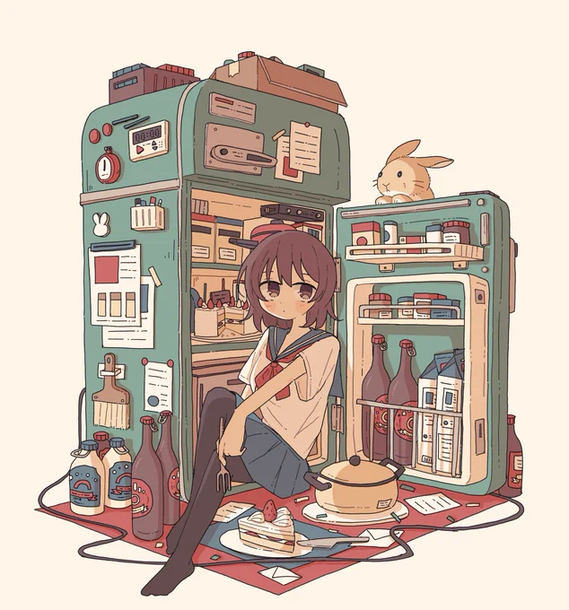 うさぎとれいぞうこ 
