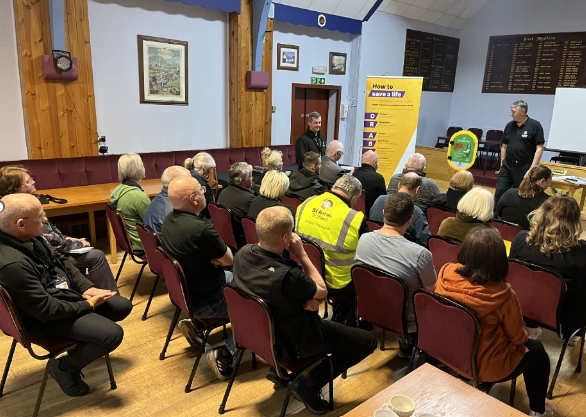 25 volunteers from the Ayrshire and Arran team met at The Masonic Lodge in Troon for an in-house training session.

#CPR #Patienttransport #ayrshire #scotland
