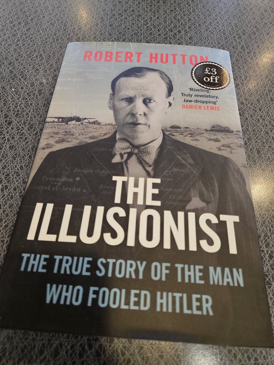 Daughter is in Bluewater with friends so I have some time to kill! Sat in the John Lewis cafe about to start this - recommendation from @PeterTFortune