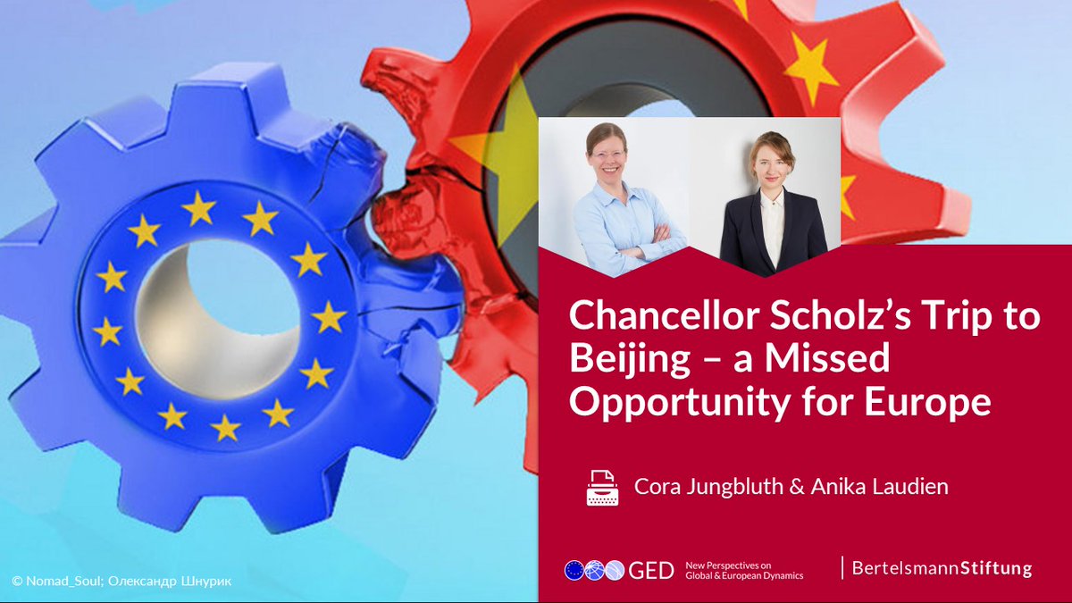 Is #Macron's & #VonderLeyen's meeting with Xi Jinping the missing #EU-ization of relations with #China? Our China experts @Kaihua2010 & @AnikaLaudien saw German Chancellor #Scholz's trip to Beijing as a missed opportunity to bring more of a common #EU approach:…