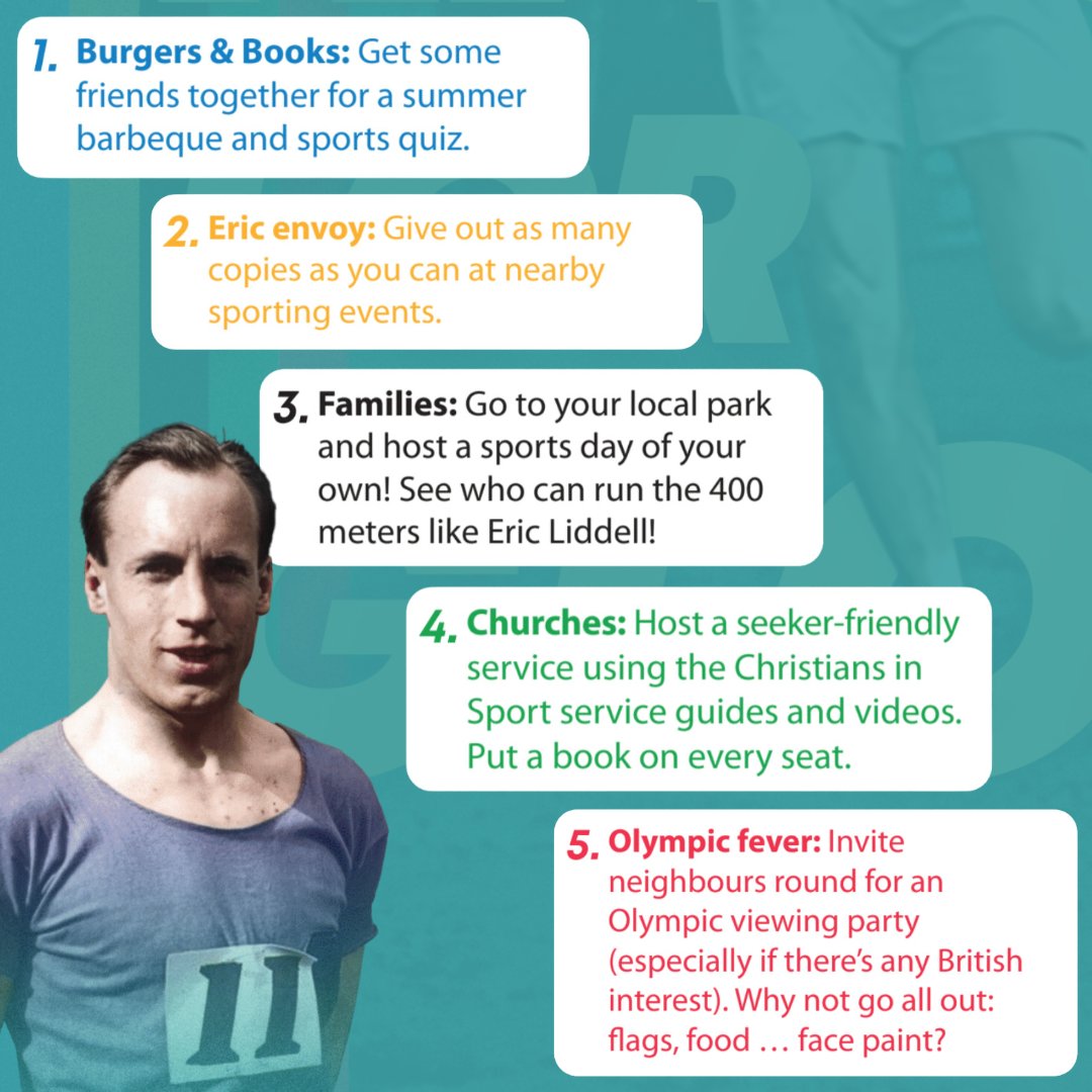 Do you sometimes feel that you miss moments that you could have made more of evangelistically? 😣 We don't want this summer be one! Grab some copies and make the most of this summer of sport & the 100th anniversary of Eric Liddell's victory: uk.10ofthose.com/product/978183… @CIS_UK