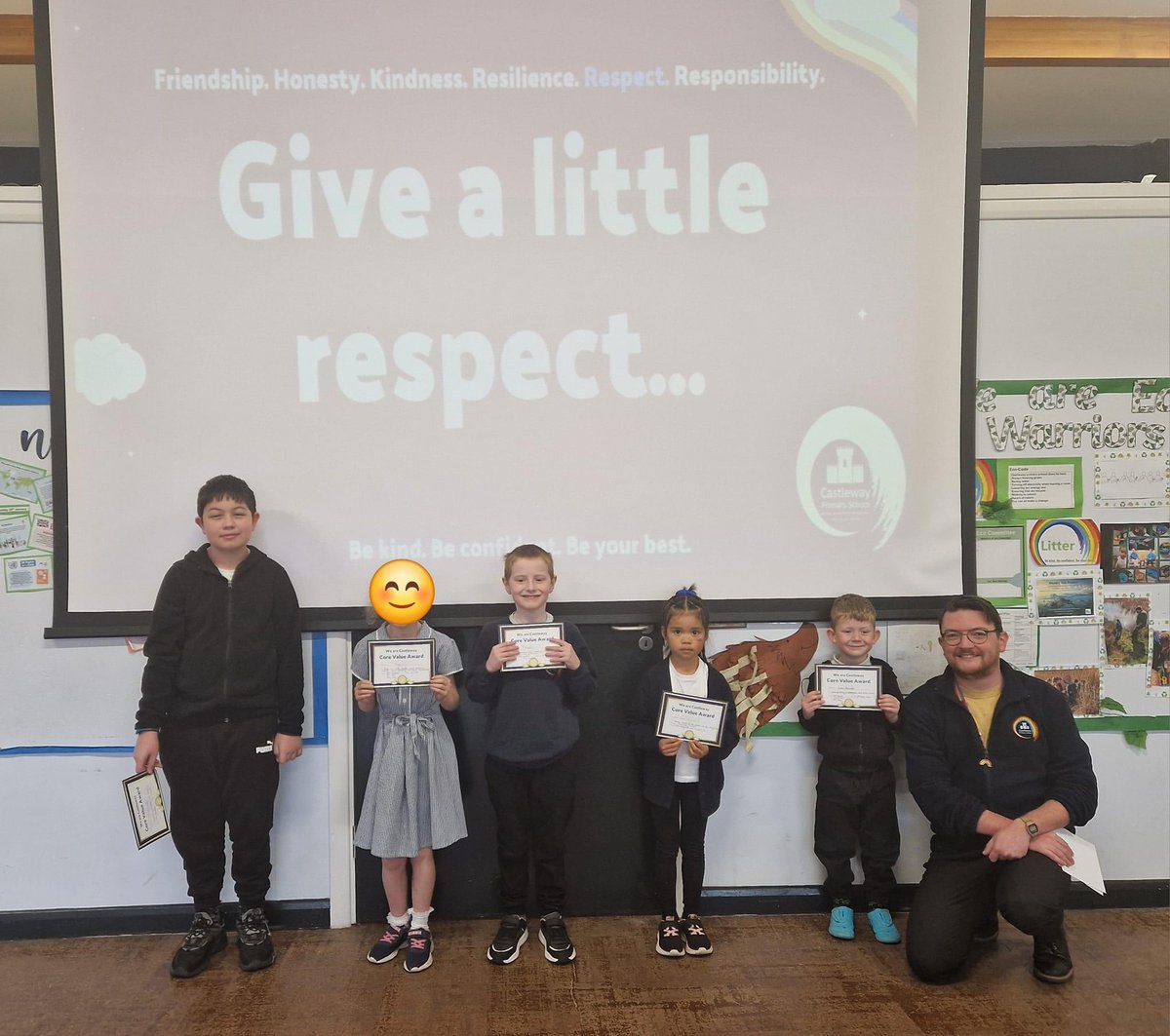 Well done to these wonderful people who do things #TheCastleWAY and always show respect to their environment, friends, teachers and to themselves! #BeYourBest #WeAreCastleway