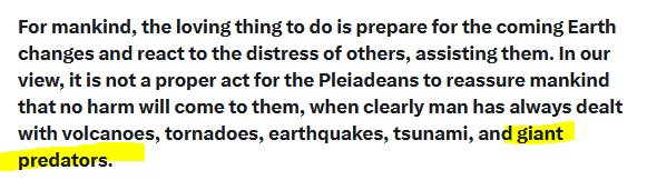 @ZT_Followers Any more information on the 'giant predators'? You mean USLs right? The scary creatures from DUMBs & ancient monsters coming out in the chaos?