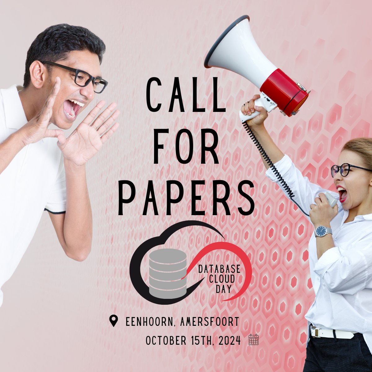 Call for Papers for Database Cloud Day!! 
--====--

Please submit your papers at: abstracts.nloug.nl 

For all information: nloug.nl/events/call-fo…

#AI #ML #23ai #Oracle #DBA #Cloud #orclAPEX #plsql #callforpapers @oracleugs @oracleace