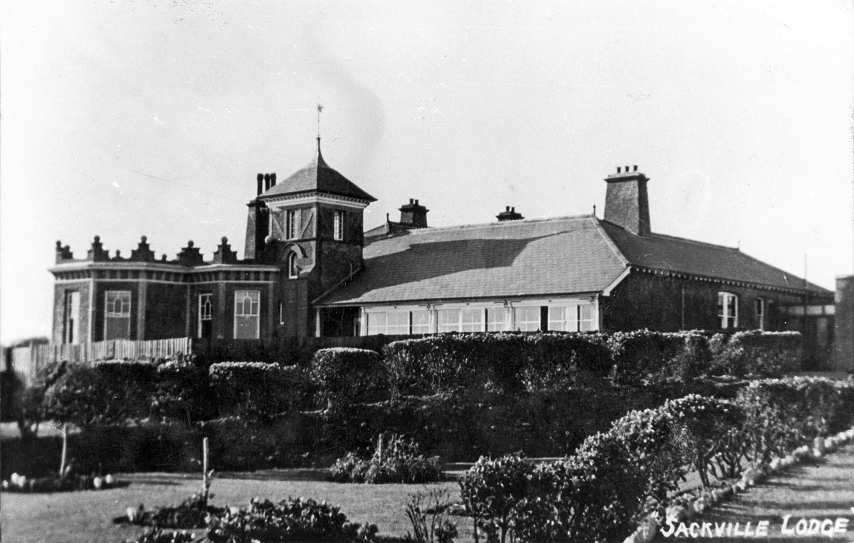 Sackville Lodge, Galley Hill, Bexhill-on-Sea, Sussex c.1910. #Bexhill #Sussex #Seaside #Home #History #1910s