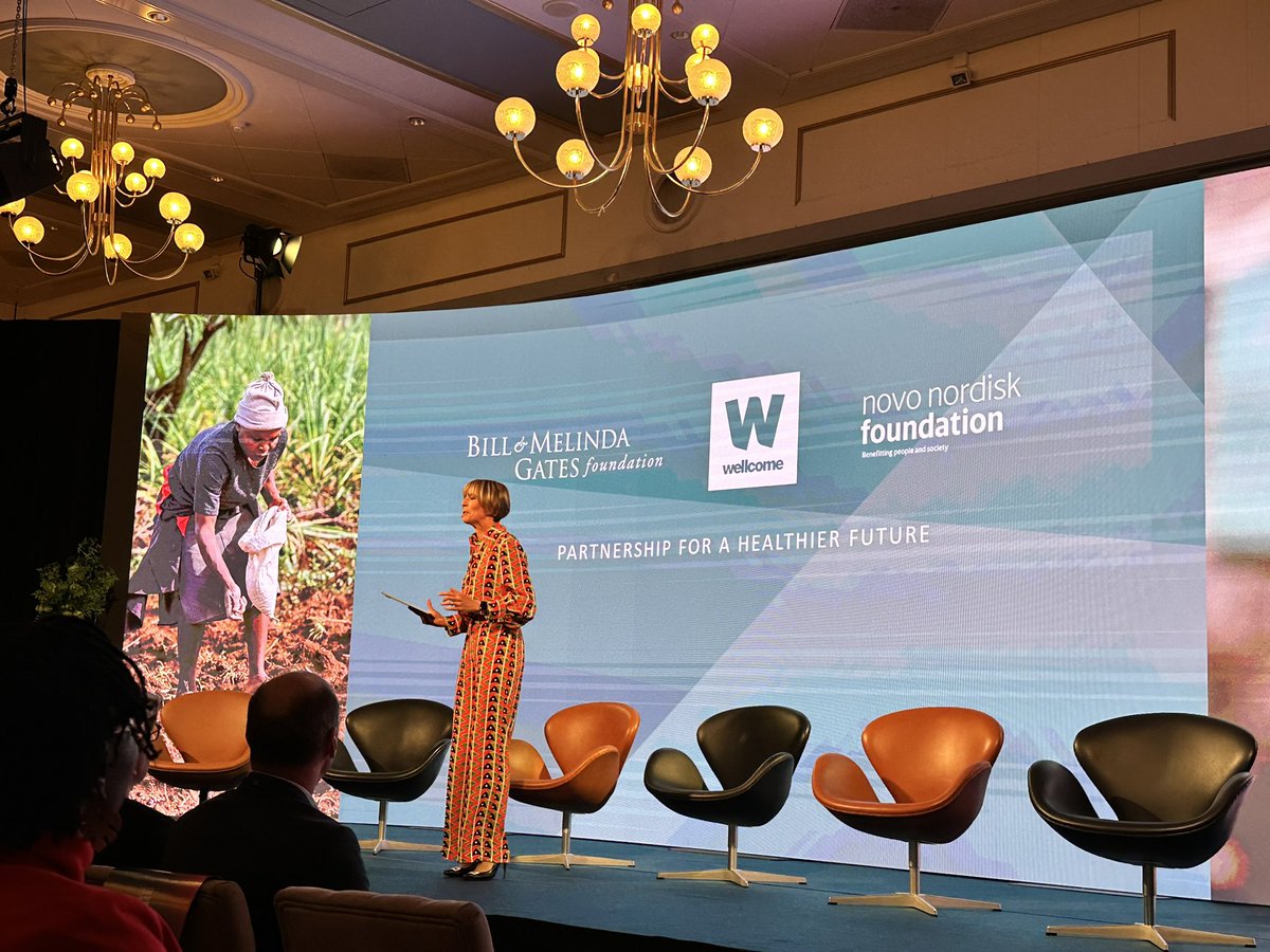 Kicking off the Global Science Summit with three global foundations coming together to announce a joint partnership! #globalhealth @gatesfoundation @wellcometrust and @novonordiskfond