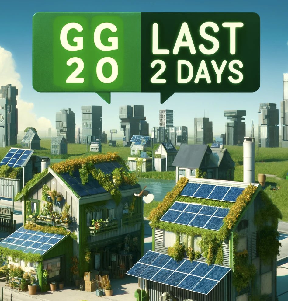 Last 2 days to support our project! The round ends on Tuesday midnight UTC time. 
Don’t wait tomorrow, support the Solarpunk Guild today 🙏
Every single donation counts 🌱

explorer-v1.gitcoin.co/#/round/42161/…