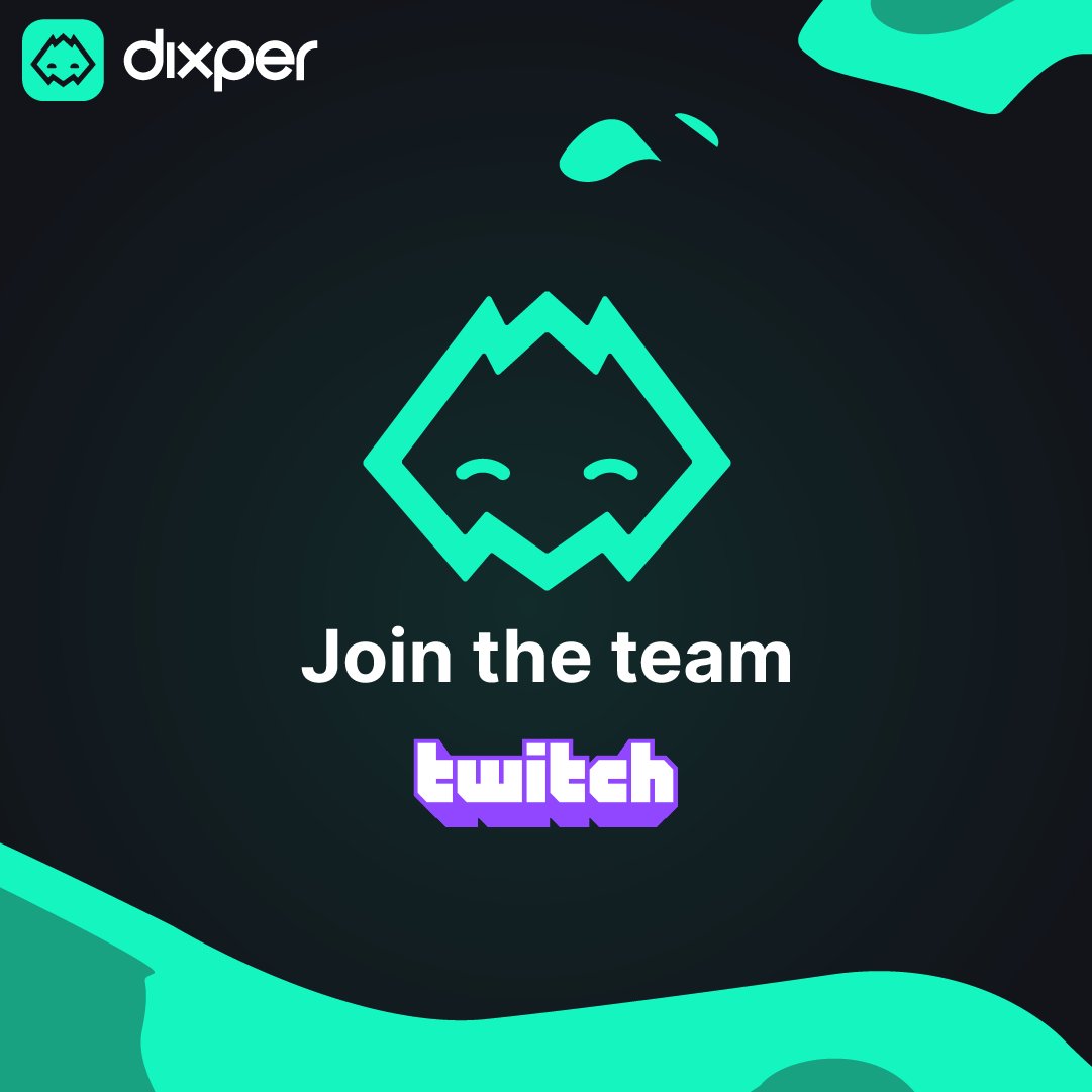 ¡Ey, streamers! 🎮 ¿Sois partners de Dixper? ¡Entonces escuchad! 😎 Si queréis uniros a nuestro equipo en Twitch, ¡estamos buscándoos! 💥 Mandadnos un mensaje y os enviaremos una invitación exclusiva. #Dixper #Twitch 👉twitch.tv/team/dixper_es 🔥