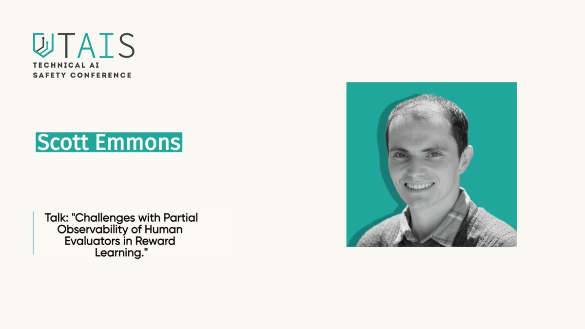 Scott Emmons discussed at #TAIS2024 the issues of partial observability in reinforcement learning from human feedback (RLHF). He challenged the prevalent notion that human evaluators have complete awareness of the environment when providing feedback. Scott revealed that under…