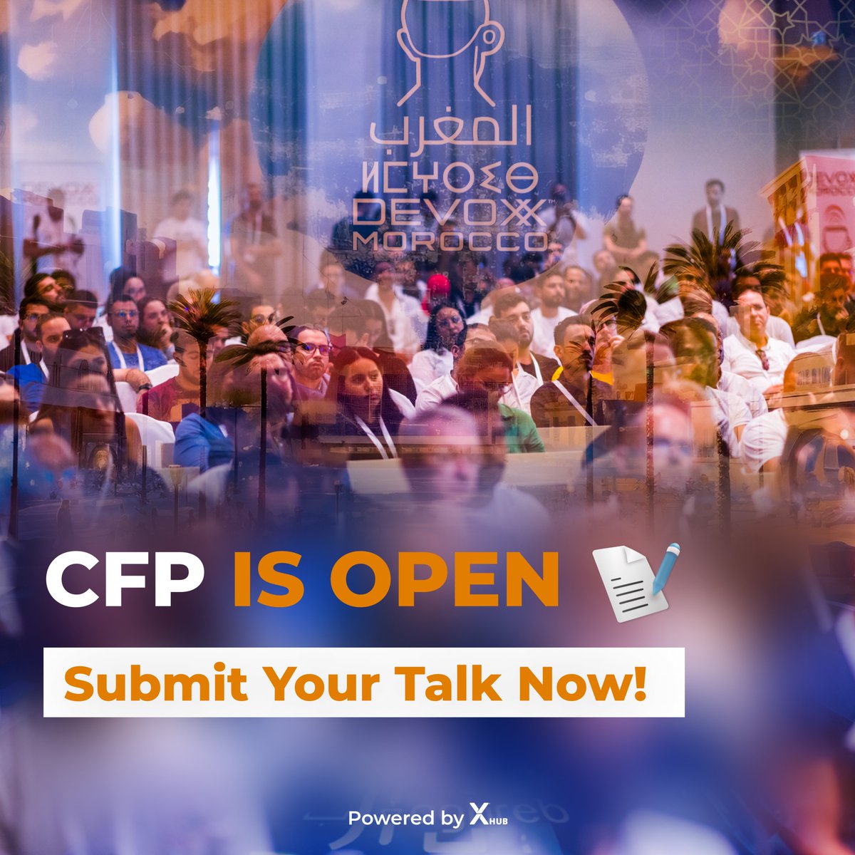 Heads up! 🚀#DevoxxMA 2024's CFP is now open! Share your ideas &amp; expertise at the largest developer gathering in the region. 
👉 Don't miss out - Submit your proposal now: dvma24.cfp.dev