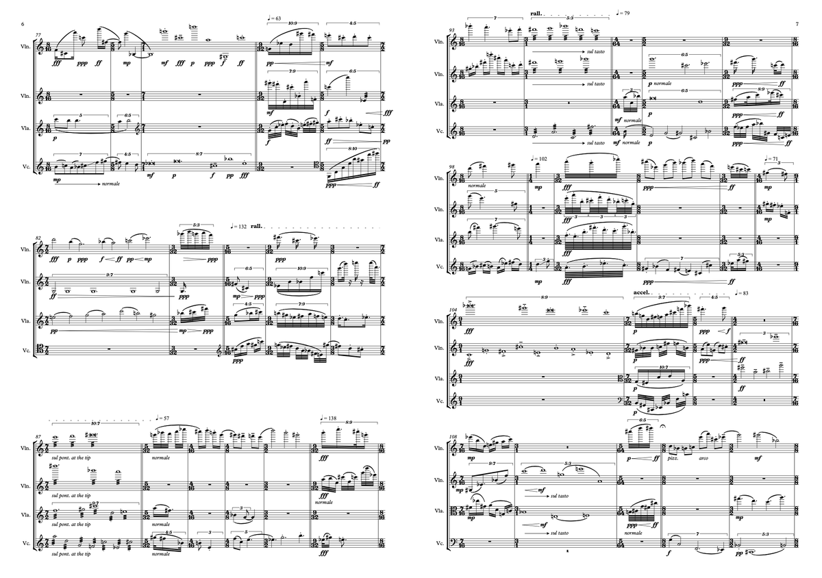 Third work of 2024 — Las Ventas, for string quartet, commissioned by .abeceda for the Bled festival in June. This is the second in my Fields of Vision series, which explores the flat, sheer space created by the act of looking. Here, Madrid in the hot autumn sun.