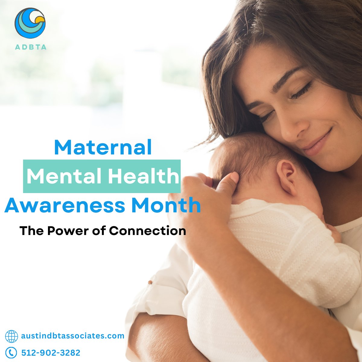 From pregnancy to postpartum and beyond, every mom deserves understanding, support, and care. Together, let's break the silence and offer compassion to all moms.💕  

#maternalmentalhealth  #supportformoms #adbta #mentalhealth #mentalhealthmatters #maternity