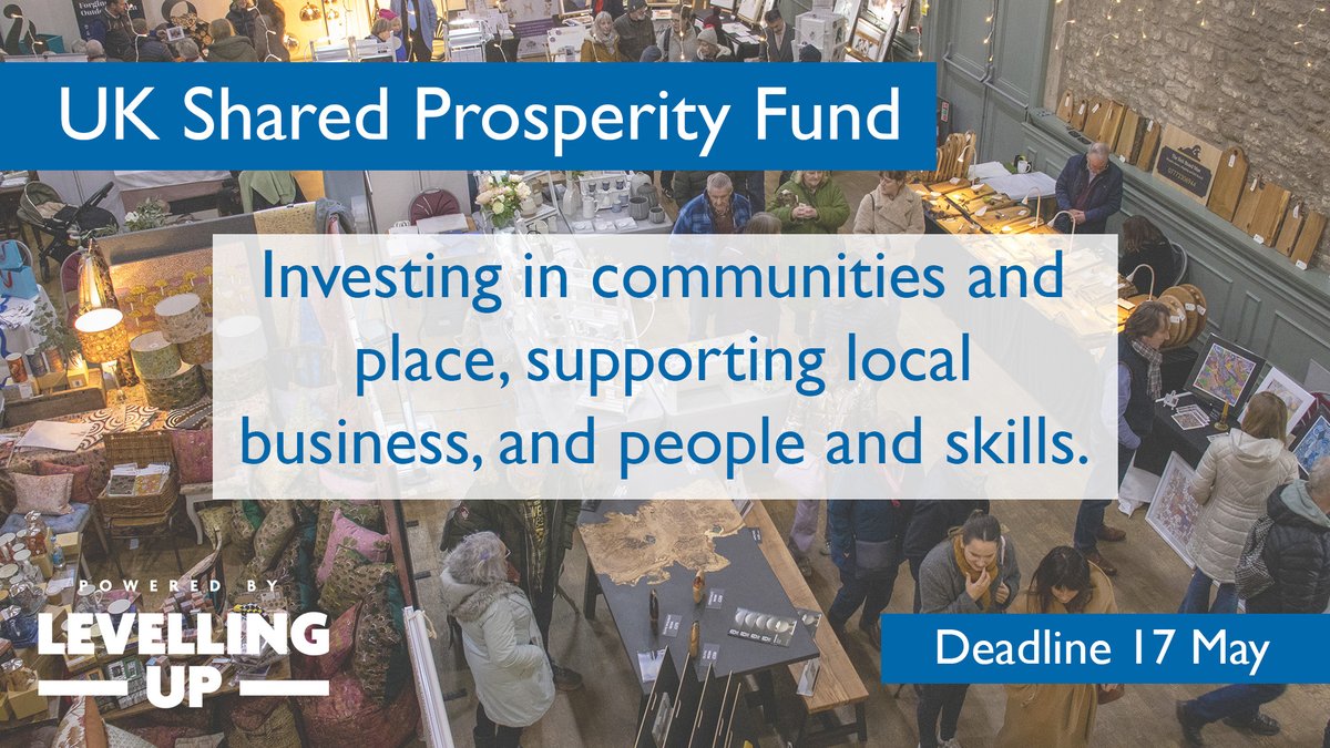Applications are open for the remaining UK Shared Prosperity Fund funding for 2024 to 2025! Applications close at 5pm on Friday 17 May 2024. More information👉 cotswold.gov.uk/news-items/uk-…