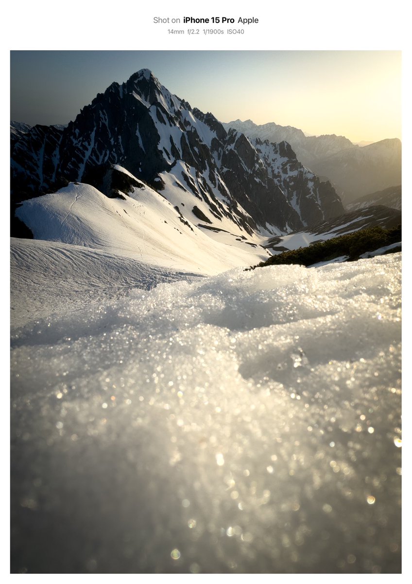取り急ぎ、先日の立山山行の写真を。

そう、これは取り急ぎiPhoneで撮影した写真をiPhoneだけでレタッチしたものです。

#iPhone15 proで撮影