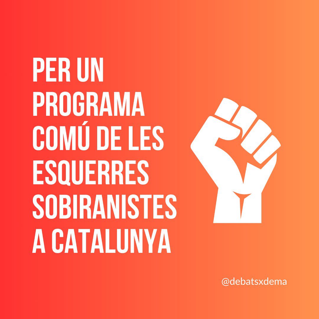 Per un Programa Comú de les Esquerres Sobiranistes a Catalunya en temps de cruïlla històrica.

debatspeldema.org/per-un-program…