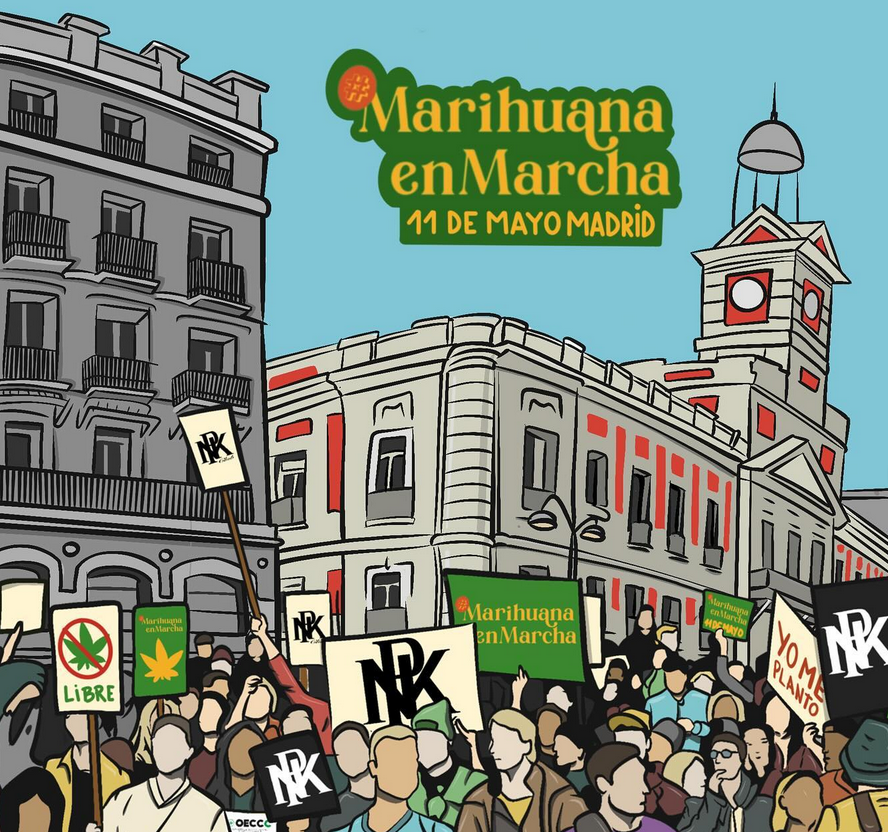 Vamos a dar cada paso juntas hacia una #LeyCannabisYA 

Este Sábado 
📍 Punto de encuentro: Puerta del Sol 
⏰ Hora de inicio: 18:00h 
#MMMM24 

Desde Barcelona llegan como colaborador #NpKclub la asociación de consumidores de cannabis de Barcelona desde 2011