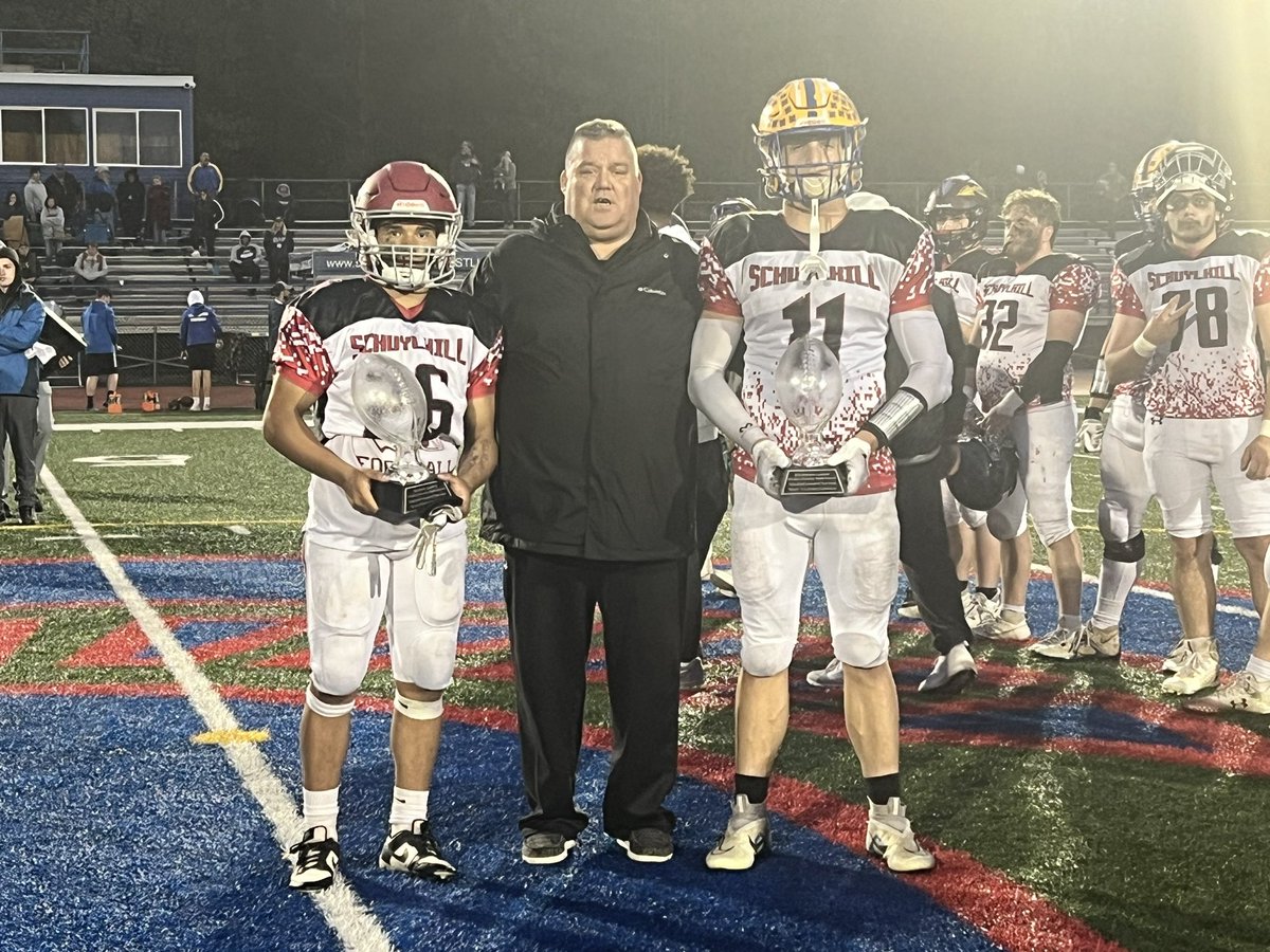 SCHUYLKILL ALL-STAR MVP’s 👇🏻👇🏻 @P_McFarland20 @jrodino1705 @MarianColtsFB @AthleticsMarian @PAHSathletics @SLUHNSportsMed @SchLeague