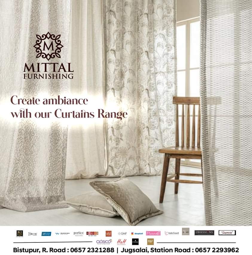 Transform your space with Mittal Furnishing's vibrant summer curtain ranges! ☀️ #SummerDecor #HomeRefresh #MittalFurnishing