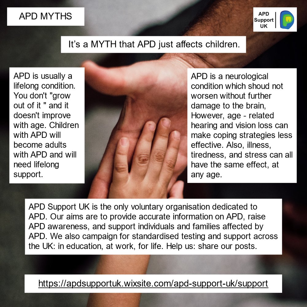 Please share to raise APD awareness. #apdsupportuk #audiology #apd #auditoryprocessingdisorder #apdawareness #hearingdisorder #dyslexia #autism #autisticspectrum #speechandlanguage #disabilityawareness #school #invisibledisability #education #earlyintervention