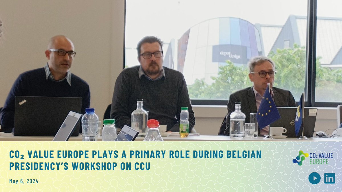 Last Friday, our Secretary General was invited by @EU2024BE to join as a speaker and moderator to a workshop fully dedicated to #CCU! What a great opportunity to share knowledge & recommendations with key policymakers and build momentum around CCU! bit.ly/3Qzn4G2