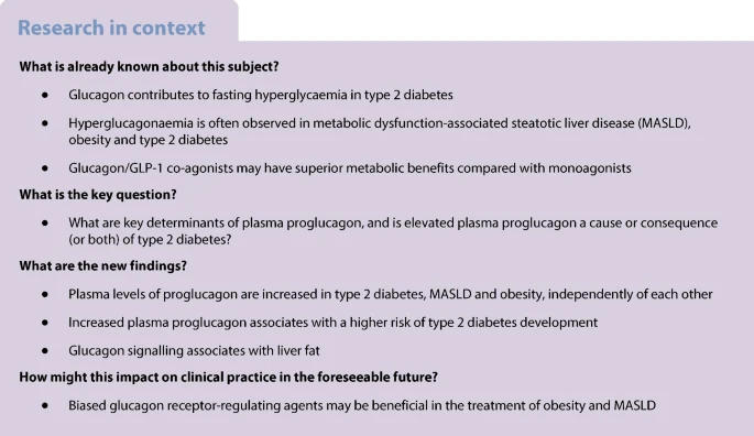 Determinants of plasma levels of proglucagon and the metabolic impact of glucagon receptor signalling: a UK Biobank study Congrats to @mariewin3 and @nicwin98 and team for publishing this piece in @DiabetologiaJnl 👌🤩👏 link.springer.com/article/10.100…