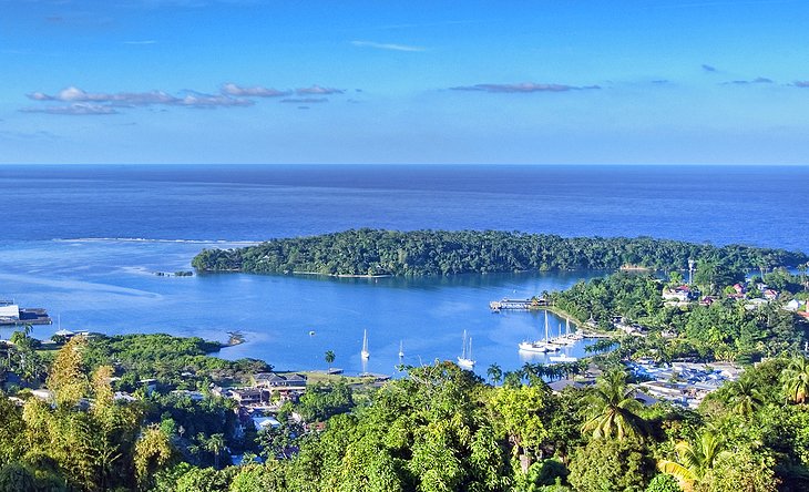 Set between mountains and a double harbor, Port Antonio exudes the relaxed charm of a sleepy fishing village. Once a center for banana export, the area is distinctly less commercial than the other resort towns.