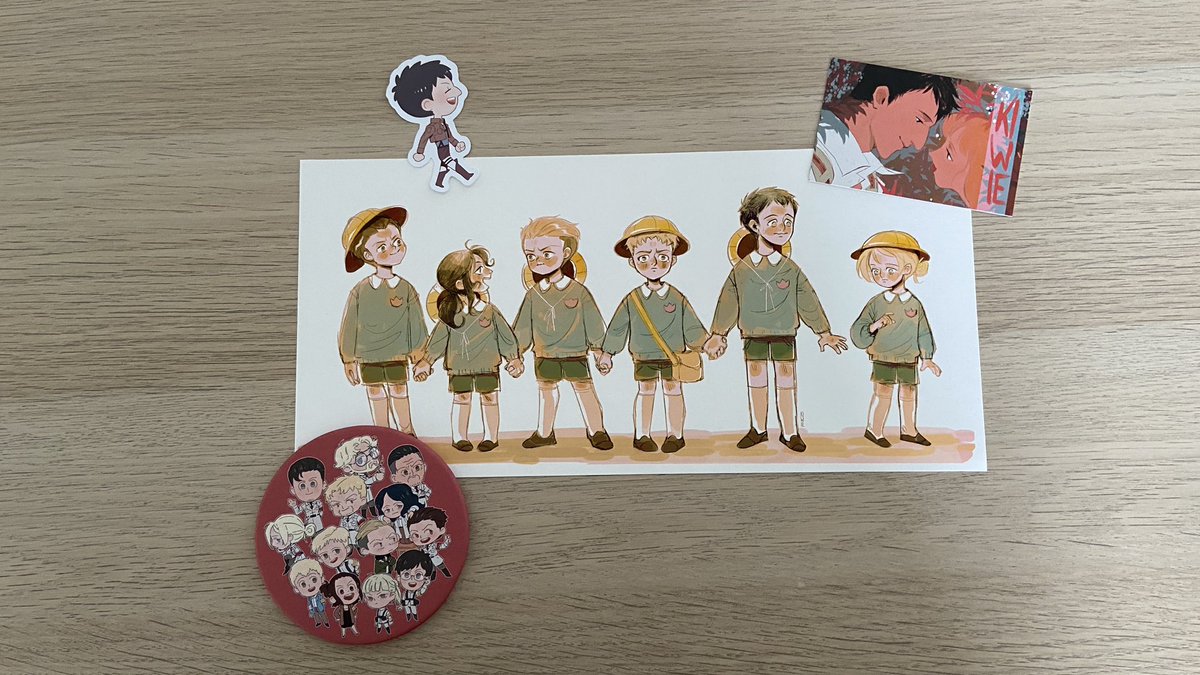 IT’S HERE!!! 🩷
Thank you so much, @kiwie_marineP <3 I AM IN LOVE WITH IT!!! I promise, Porco and I will take a good care of that tiny Bertholdt. Love you mwah mwah mwah, can’t wait to meet with you at the JE and buy more merch!!! ✨