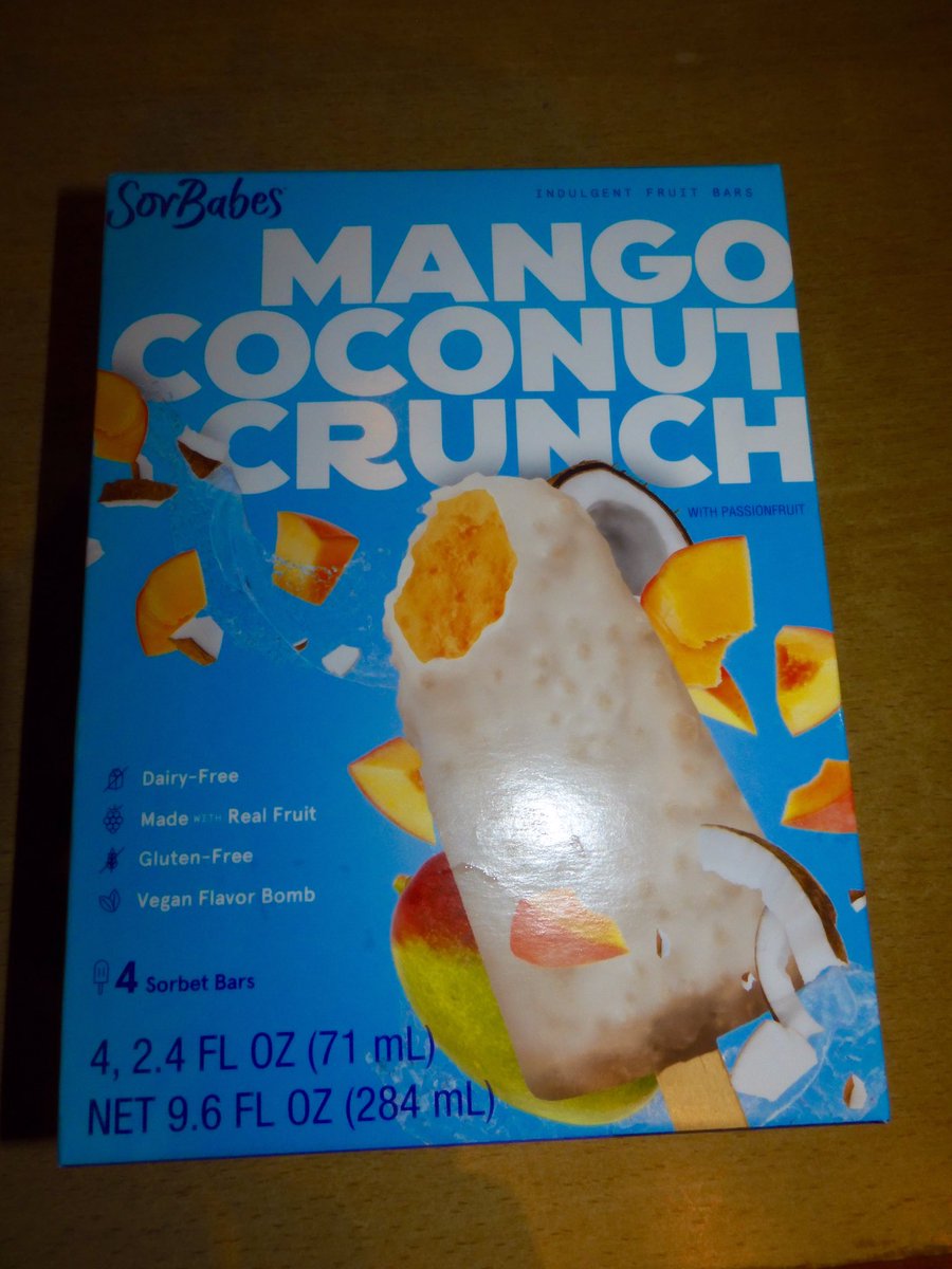 Mango coconut crunch #nationalfrozenfoodday #yum