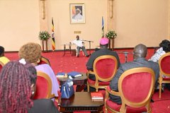 President Museveni announced his contribution of Shs1.3 billion to the Nebbi Catholic Diocese in preparation for this year's Uganda Martyrs Day celebrations. The Nebbi Catholic Diocese was tasked to lead the Uganda #MartyrsDay celebrations slated 3rd June