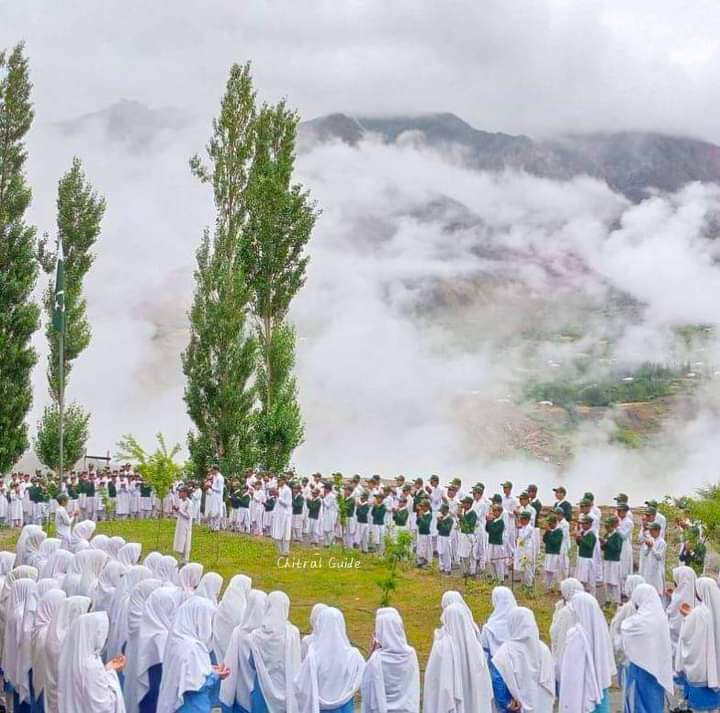 Morning Assembly at a school in Melp Upper Chitral 🇵🇰

#Pakistan #Chitral