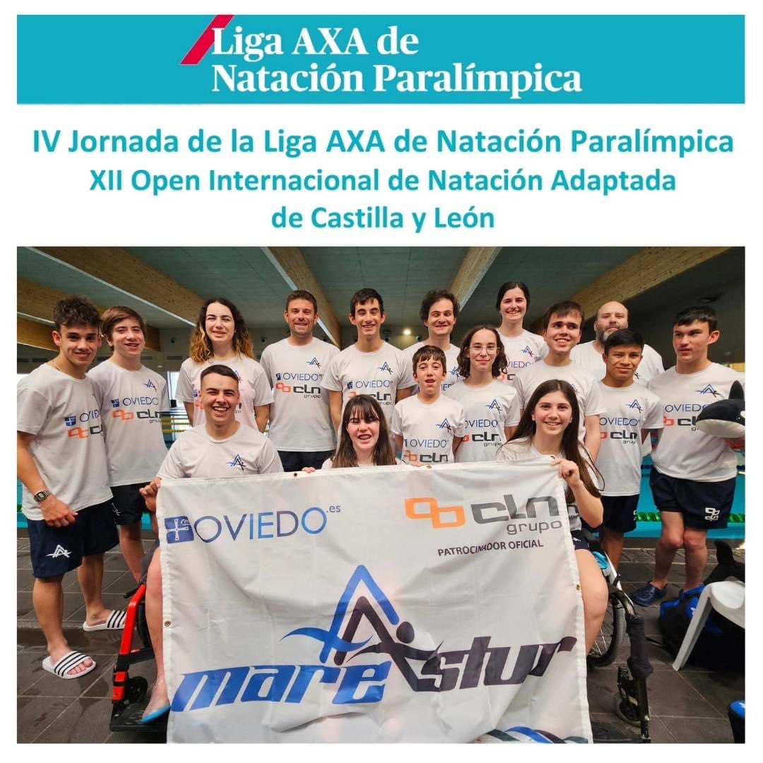 15 medallas para el CD #Mareastur en la  4ª Jornada de la Liga @FundacionAXA de #Natación Paralímpica - XII Open Internacional de Castilla y León 
#Valladolid
🏊‍♂️🏊‍♀️👨‍🦽

#deporteasturiano
#deporteadaptado