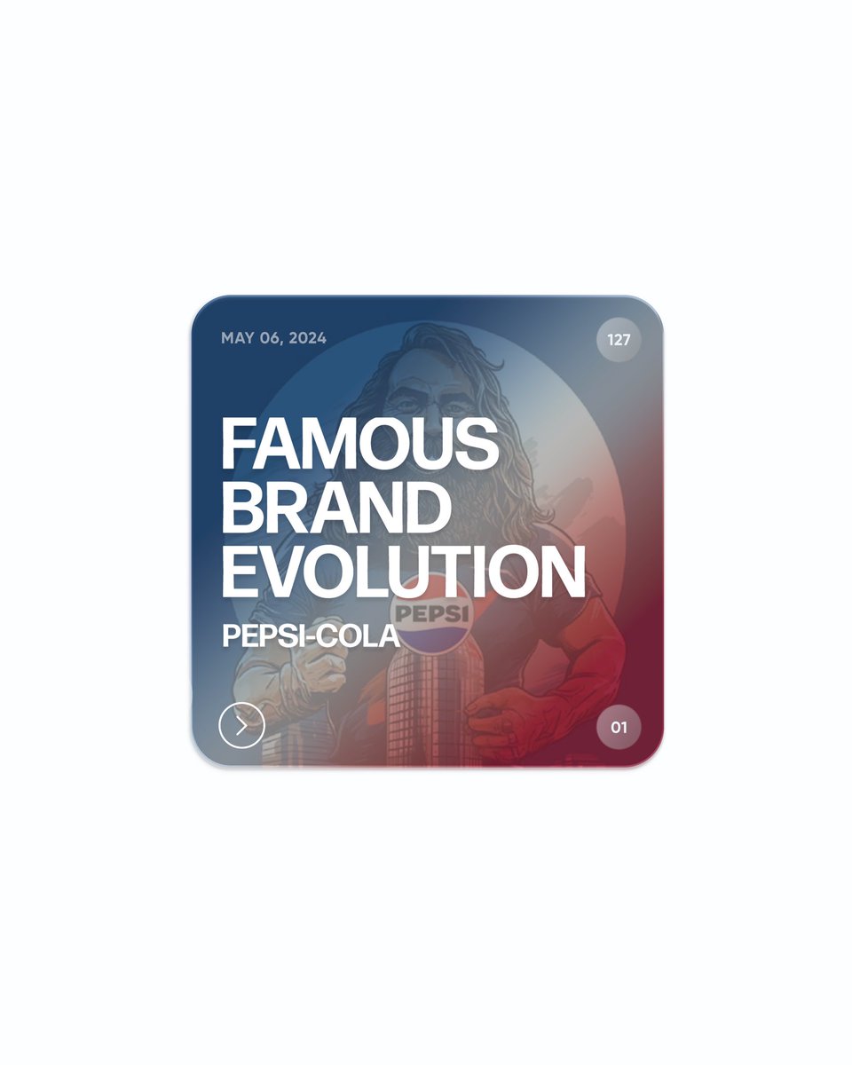 Famous Brand Evolution - Pepsi Cola 

Entry 127/366

#brand #logo #logodesigns #brandingdesign #brandingtips #logonew #logodaily #logopedia #brandbuilding #brandingidentity #logoawesome #brandawareness #brandmark #logotipos #brandpositioning #logodesignlove #branddesigners