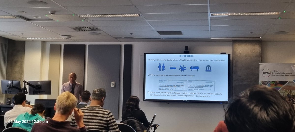 lisakouladjian's tweet image. A great representation of the @AgeingClinPharm group @KollingINST for the joint @PReSS_NCS and @ssc_rnsh HDR/ECR research forum, and congratulations to Kevin Winardi on first prize in Clinical Medicine!
#polypharmacy #deprescribing #geriatricmedicine