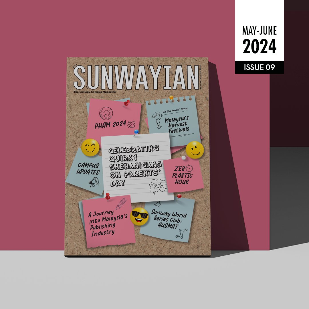 📢 Sunwayian Magazine Issue 09 is now available! Get this information-packed issue to remain up to date on current happenings! Read here: sunwayuniversity.edu.my/periodicals/su… #MostHappeningCampus #AClassAbove #SunwayUniversity