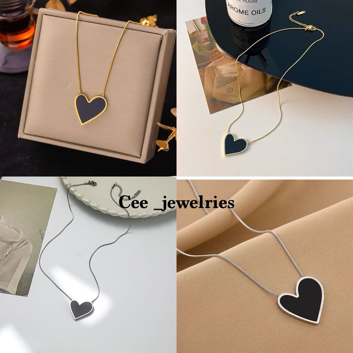 Simple chic necklace available for 6k in silver and gold