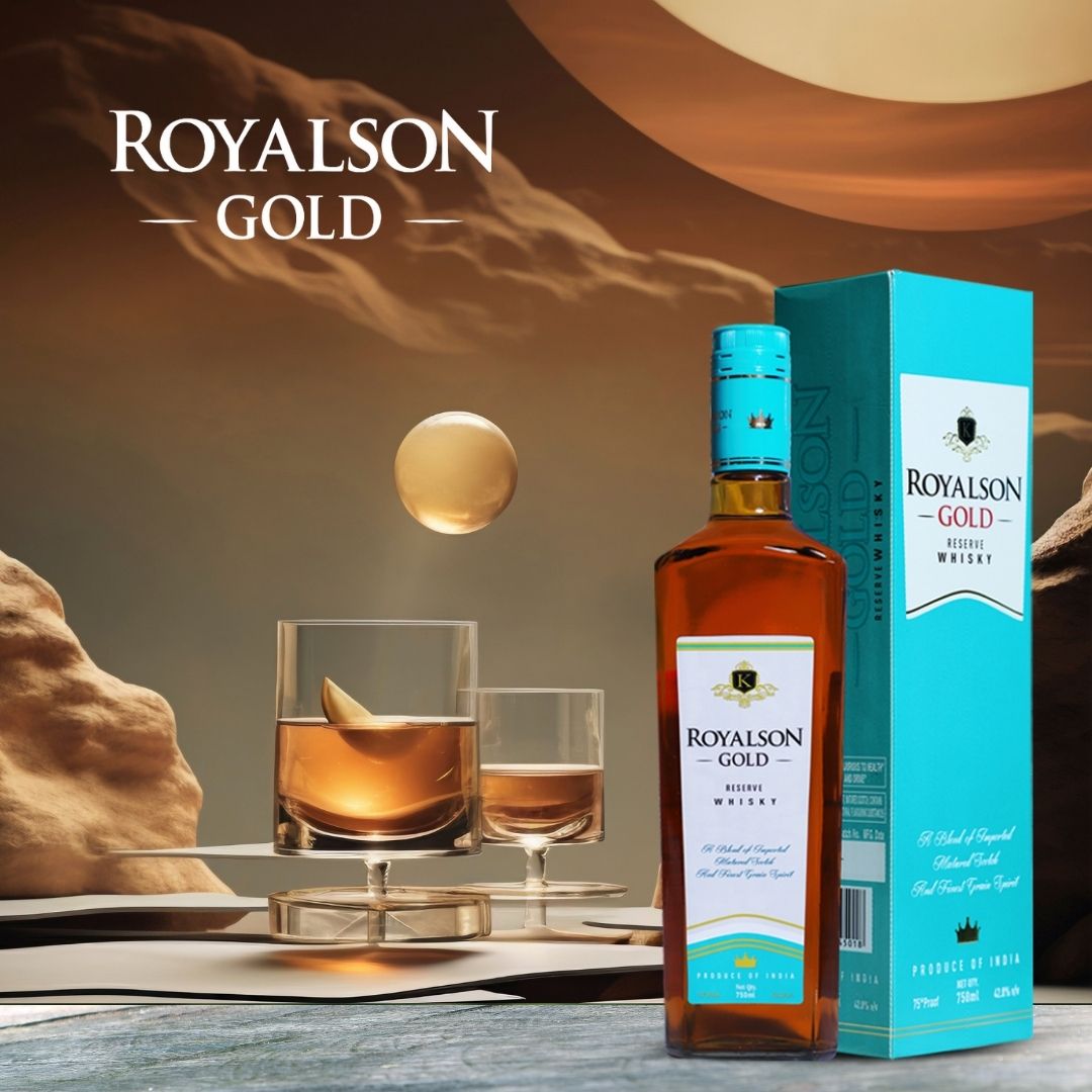 Make your party truly special with Royalson Whiskey! 🥃 Elevate every moment with the smooth, rich taste that's fit for royalty.

#CelebrateInStyle #RoyalsonWhiskey #Whiskey #PartySpecial #WhiskeyLovers #Cheers #Celebrate #DrinkResponsibly