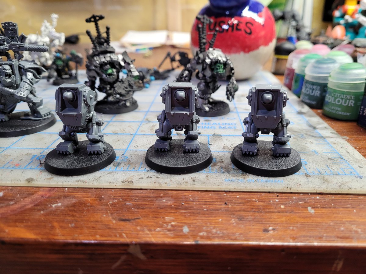 #hobbystreak day 2344, got the bodies of the meganobz assembled. #40k #orks