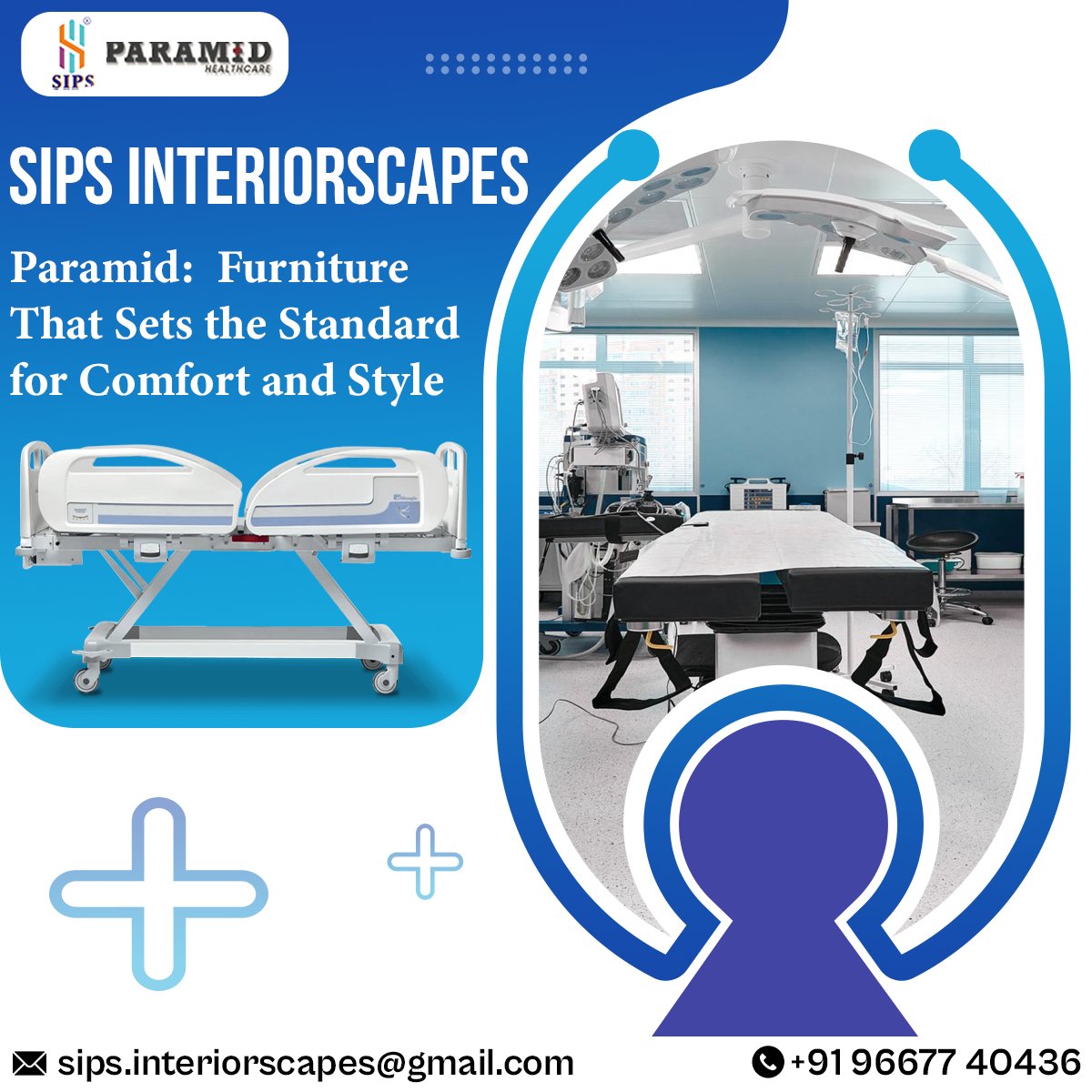 SIPS INTERIORSCAPES
Paramid: Furniture That Sets the Standard for Comfort and Style
🌐 sips.interiorscapes@gmail.com
📞+9196677 40436
#hospitalfurniture #italianfurniture #importedfurniture #schoolfurniture #officefurniture #sips #hospitalfurnituredesign