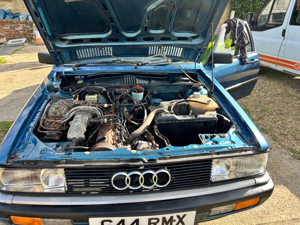 Ad: 1985 Audi Coupe Quattro B2 Facelift in Oceanic Blue - 'stored in a dry barn for the last 20+ years'
On eBay here -->> bit.ly/44y1SWO

 #AudiCoupeQuattro #B2Facelift #OceanicBlue #ClassicCar #BarnFind #CarRestoration #OldSchoolCool